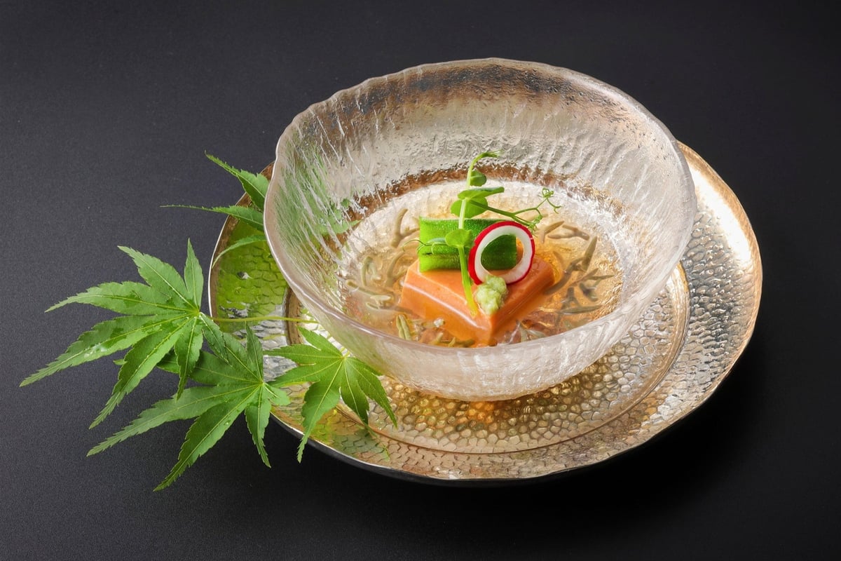 とまと胡麻豆腐