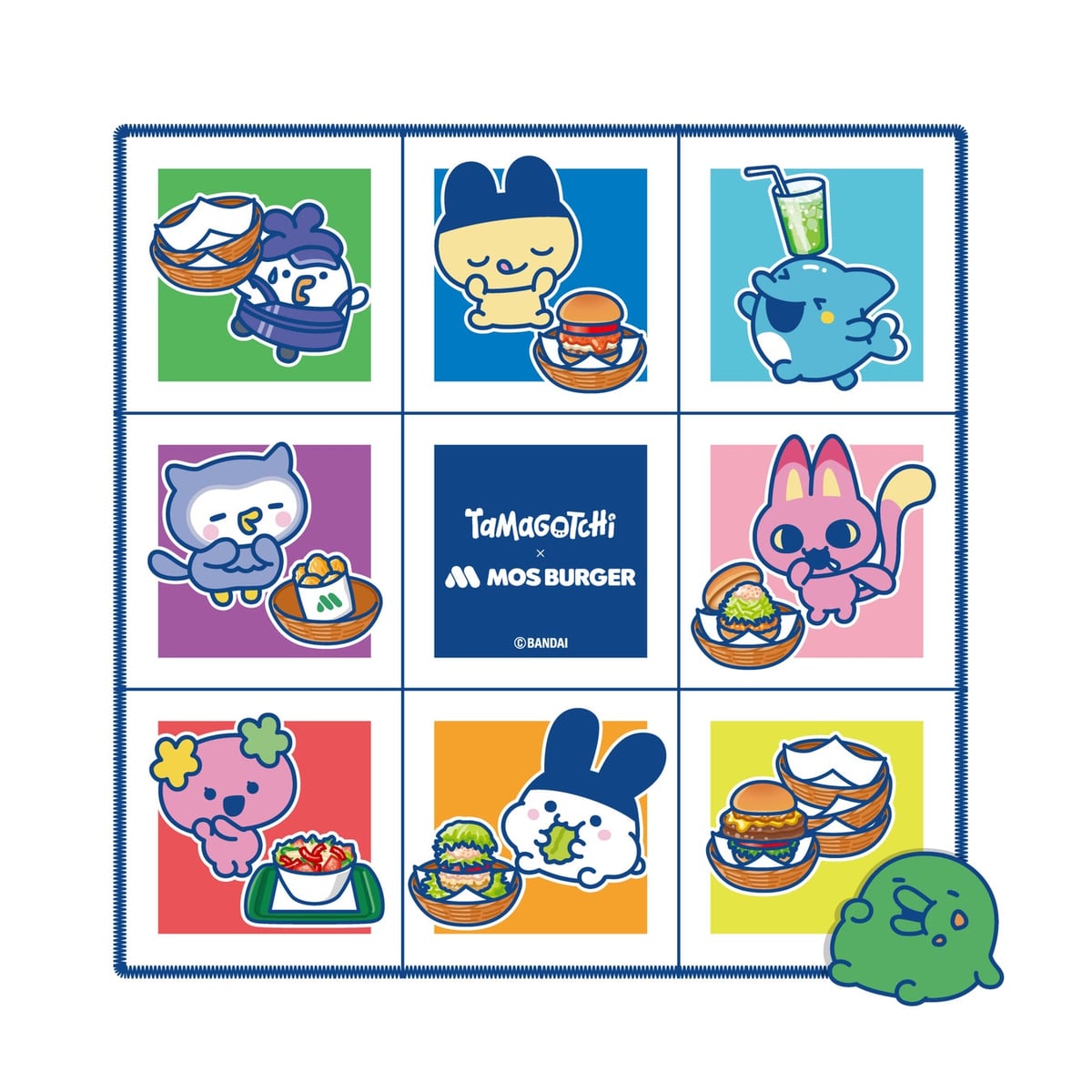 くちぱっちのひょっこりワッペンタオル