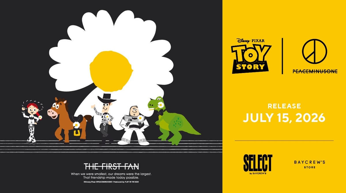 TOY STORY×PEACEMINUSONEコラボ、SELECT by BAYCREW’Sで新作発売スタート