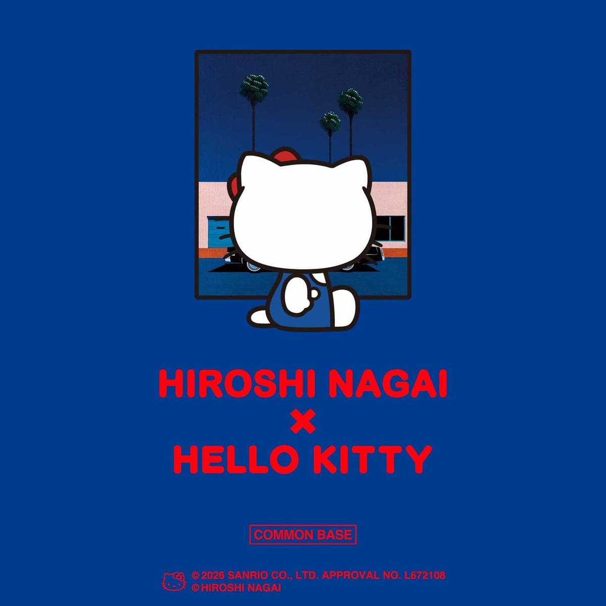 蔦屋書店代官山ほか5店舗で「HIROSHI NAGAI × HELLO KITTY」コラボグッズ販売開始