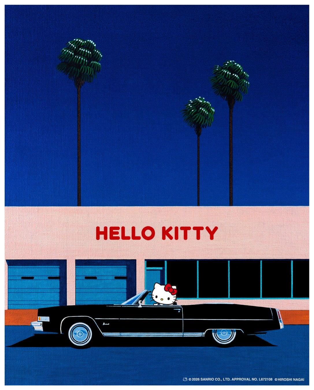 蔦屋書店代官山ほか5店舗で「HIROSHI NAGAI × HELLO KITTY」コラボグッズ販売開始