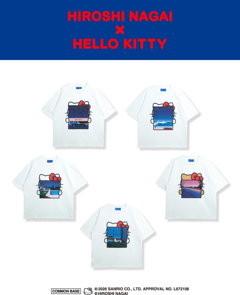 蔦屋書店代官山ほか5店舗で「HIROSHI NAGAI × HELLO KITTY」コラボグッズ販売開始