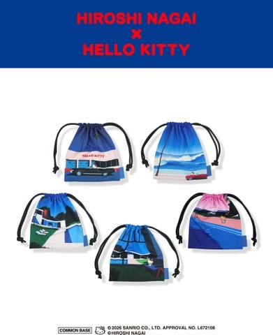 蔦屋書店代官山ほか5店舗で「HIROSHI NAGAI × HELLO KITTY」コラボグッズ販売開始