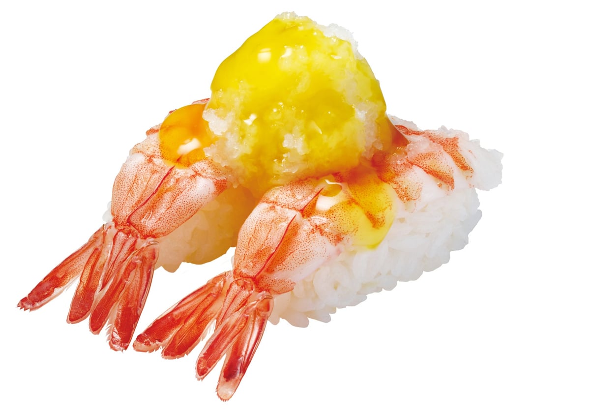 えびおろし盛り (沖縄県産シークヮーサーだれ) 160円(税込176円)