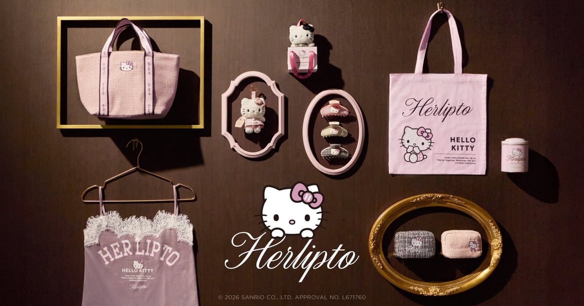 コラボ！Her lip to×ハローキティ「LITTLE TREASURES」代官山T-SITEで展開