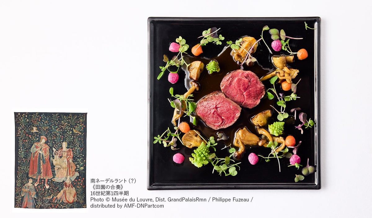ひらまつ国立新美術館で『ルーヴル美術館展 ルネサンス』コラボメニュー登場