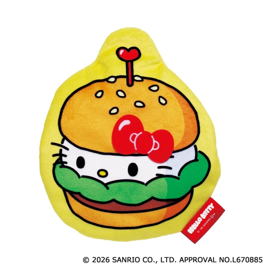 ダイカットポーチ（ハンバーガー）