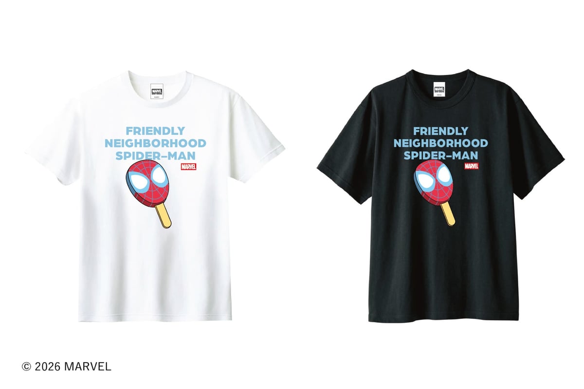 スパイダーマン/アイスクリーム/Tシャツ