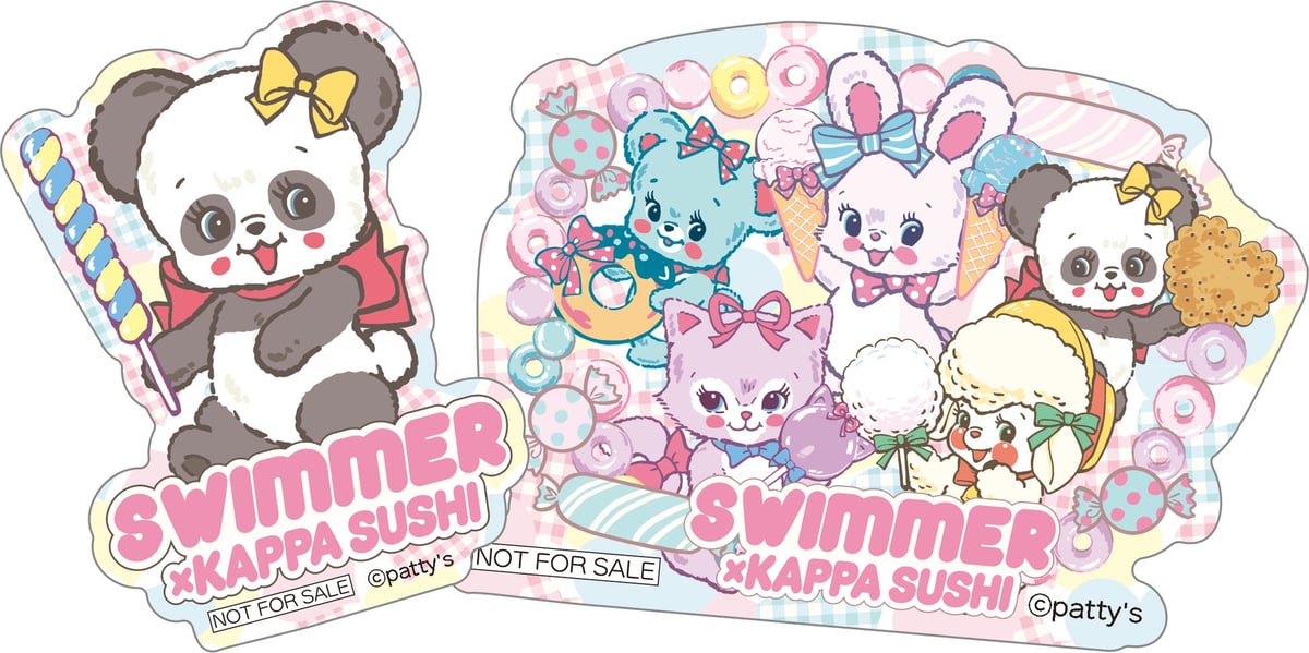 かっぱ寿司×SWIMMERの食べ放題が東京千代田で登場!税込5,000円でオリジナルステッカー付き