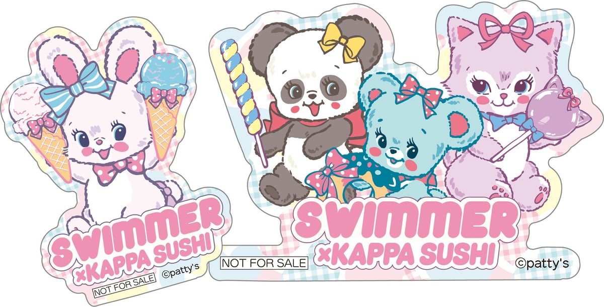 かっぱ寿司×SWIMMERの食べ放題が東京千代田で登場!税込5,000円でオリジナルステッカー付き