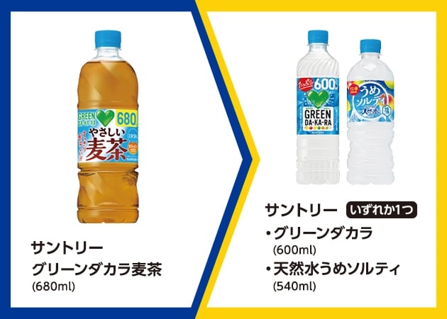 サントリーグリーンダカラ麦茶(680ml)