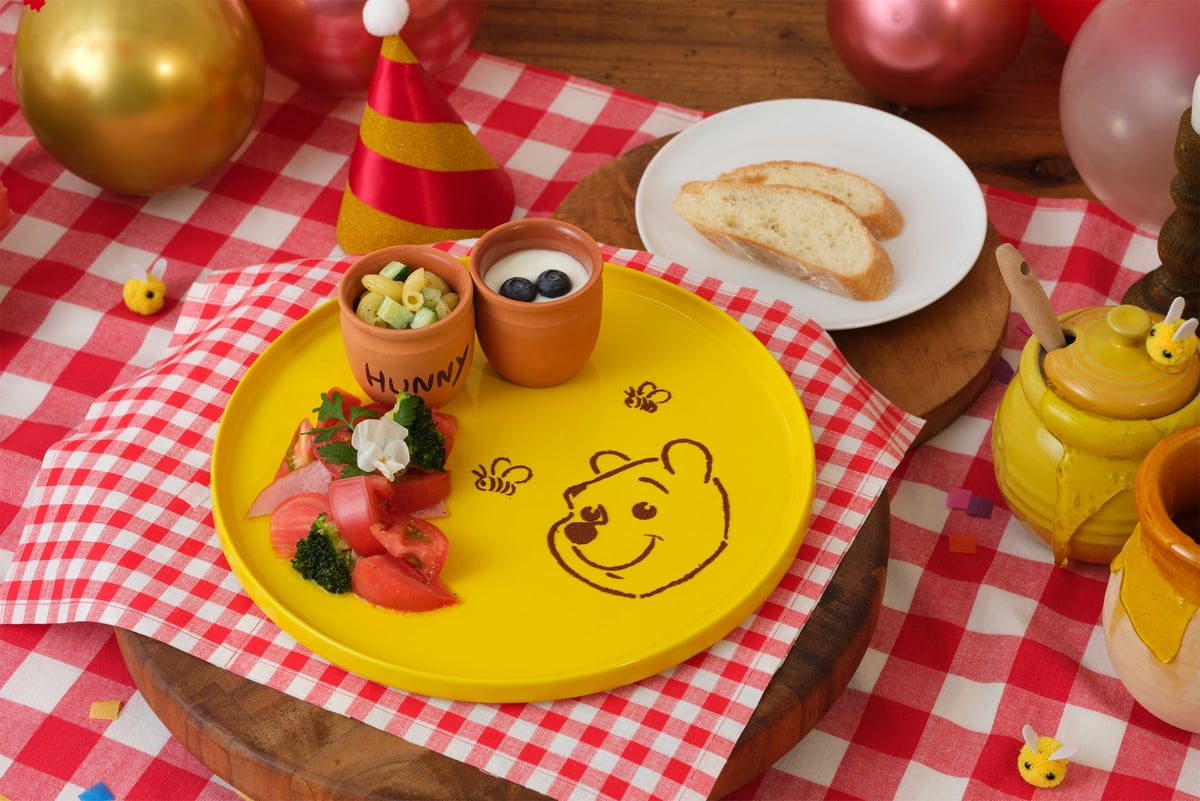 はちみつかけてたべたいなぁ♪サラダ&ヨーグルトプレート