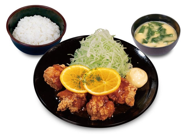 1,050円から!松のや「オレンジソース唐揚げ定食」新発売