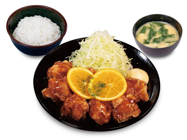 1,050円から!松のや「オレンジソース唐揚げ定食」新発売
