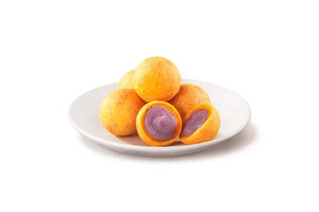 秋の味覚!モス「熱々おさつボール~紫いも~」「まぜるシェイク蜜いも」発売