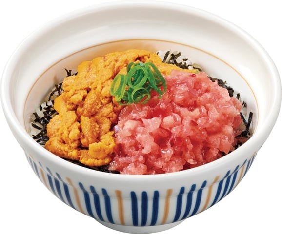 980円から!なか卯の「ウニ丼」「ウニまぐろ丼」が東京港区で発売