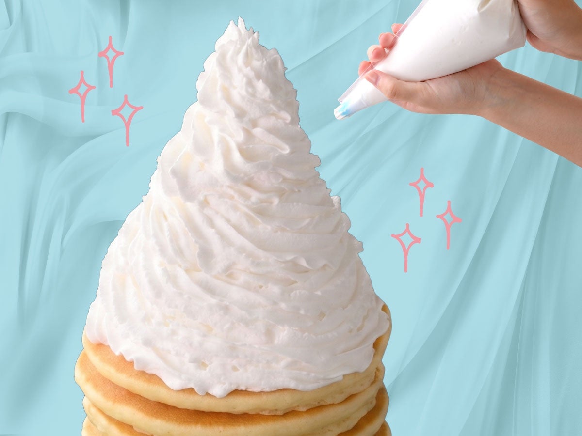 ニラックス「パンケーキ&ホイップクリーム」全国39店舗でWEB予約限定登場