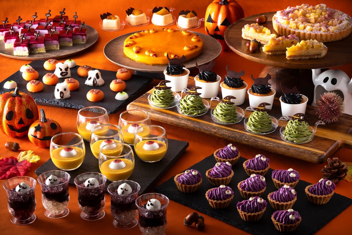 『ハロウィンスイーツ・ランチ＆ナイトビュッフェ』イメージ ※ランチまたはディナーのみ提供するメニューを含みます。