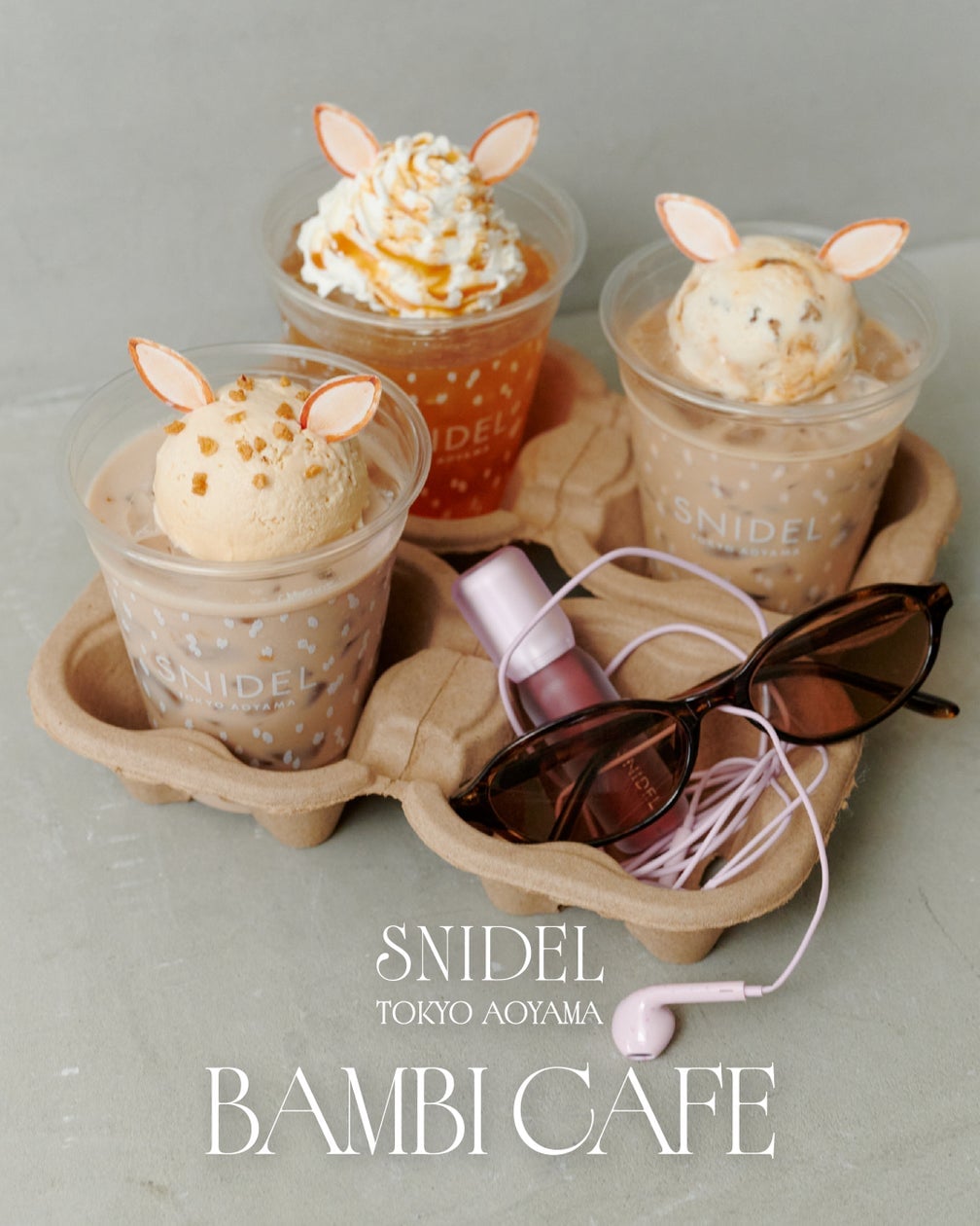 【本日から】SNIDEL CAFEにバンビモチーフの秋メニュー登場！