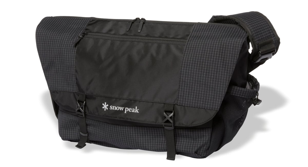 スノーピーク秋冬「Grid Messenger Bag」など5種のバッグが全国で登場