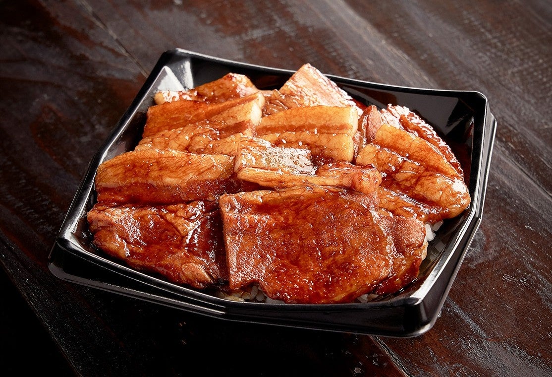 ＜ぶた丼のとん田＞ロース・バラ盛合せ豚丼 (1折) 1,458円
