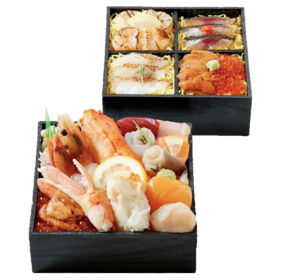 ＜鮨処 竜敏＞贅沢2段膳弁当 (1折) 9,720円 ※各日30折限り