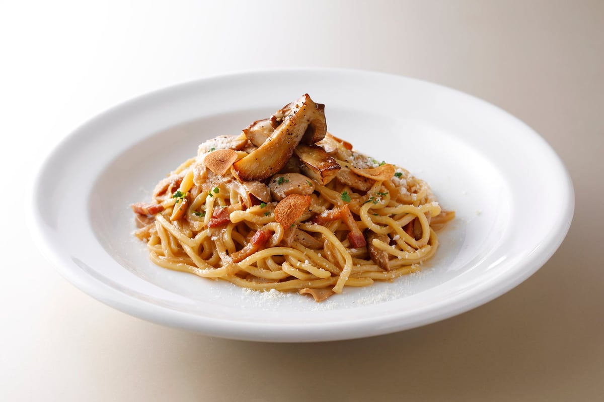 『ポルチーニパスタ』¥4,500 ※サービス料別