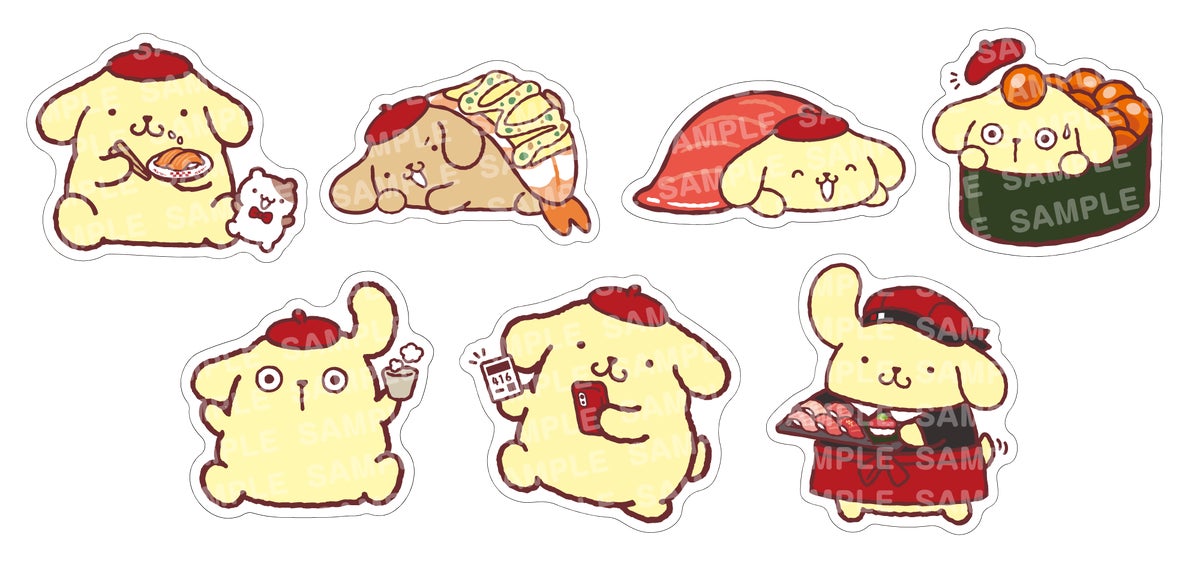 ポムポムプリン×スシロー初コラボ!「まぜまぜ!プリンッペ」など全国で登場