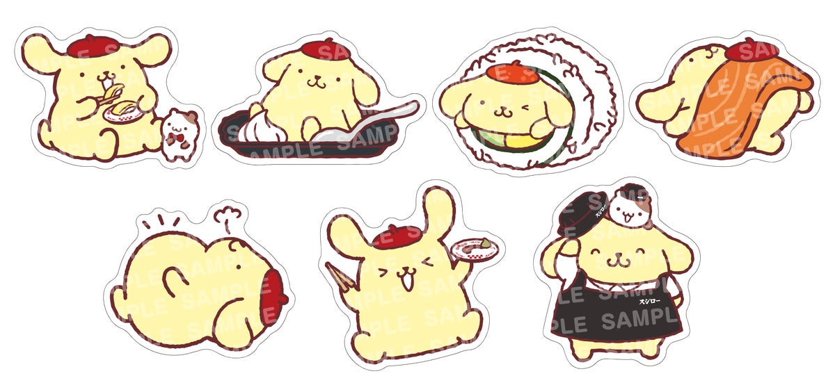 ポムポムプリン×スシロー初コラボ!「まぜまぜ!プリンッペ」など全国で登場