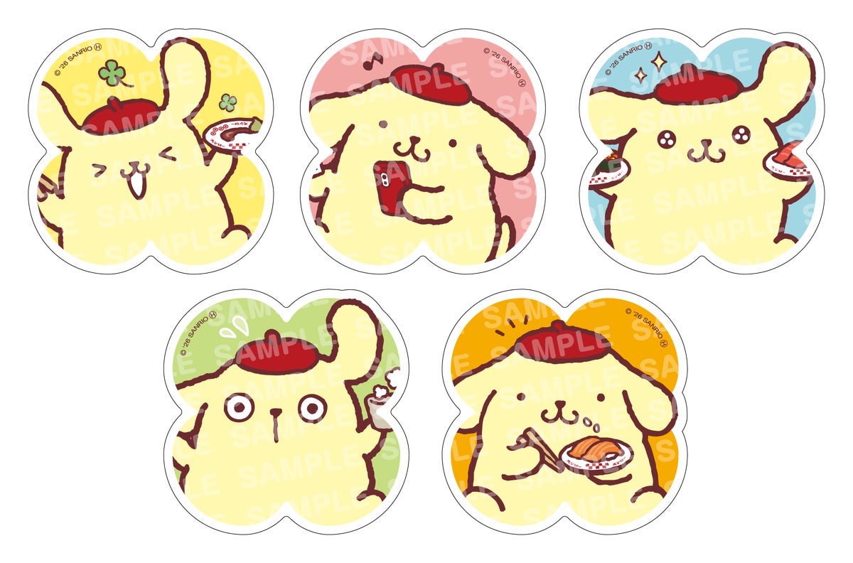 ポムポムプリン×スシロー初コラボ!「まぜまぜ!プリンッペ」など全国で登場