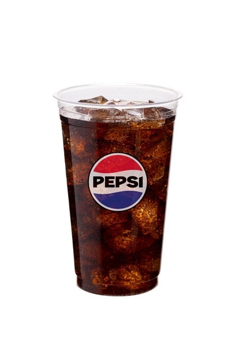 ＜バターしょう油ポップコーン × スモーキー＞ 「スモーキーペプシ」 燻製の香りを感じる奥深い味わいが、バターしょう油ポップコーンの香ばしさを引き立てます。コクのある味わいが広がり、映画鑑賞のお供としてもおすすめです。