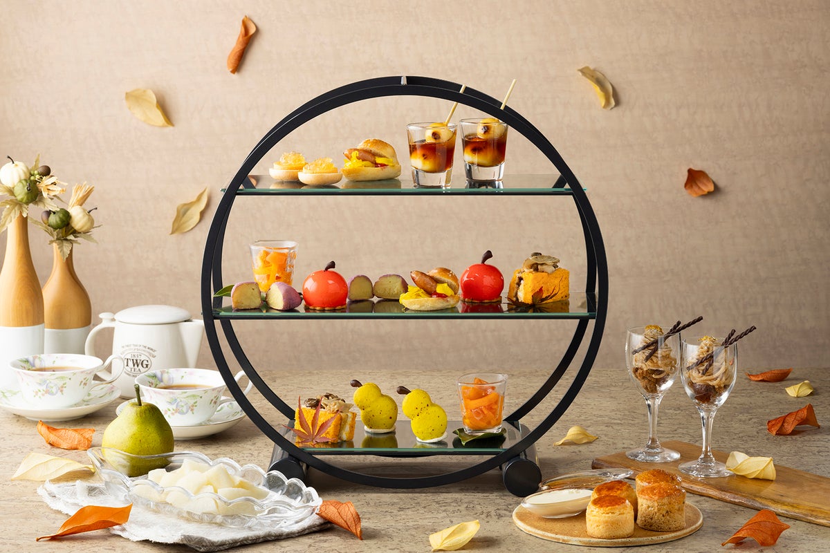 ラ・フランス食べ放題！シェラトン都ホテル東京「秋の紅葉アフタヌーンティー」11/1〜11/30