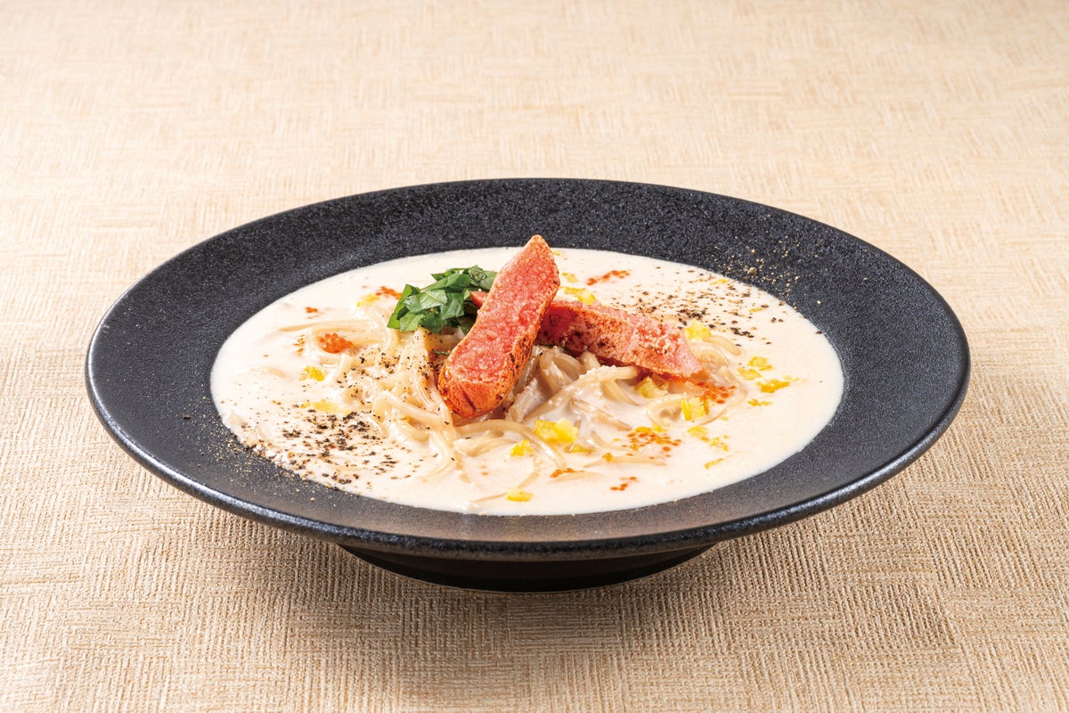 たらこクリームのスープスパゲティ 1,200円(税込1,320円)