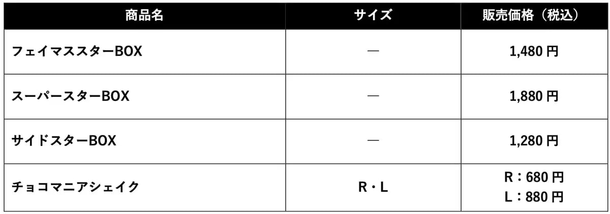 数量限定！カールスジュニア「フェイマススターBOX」など4商品 10/21〜