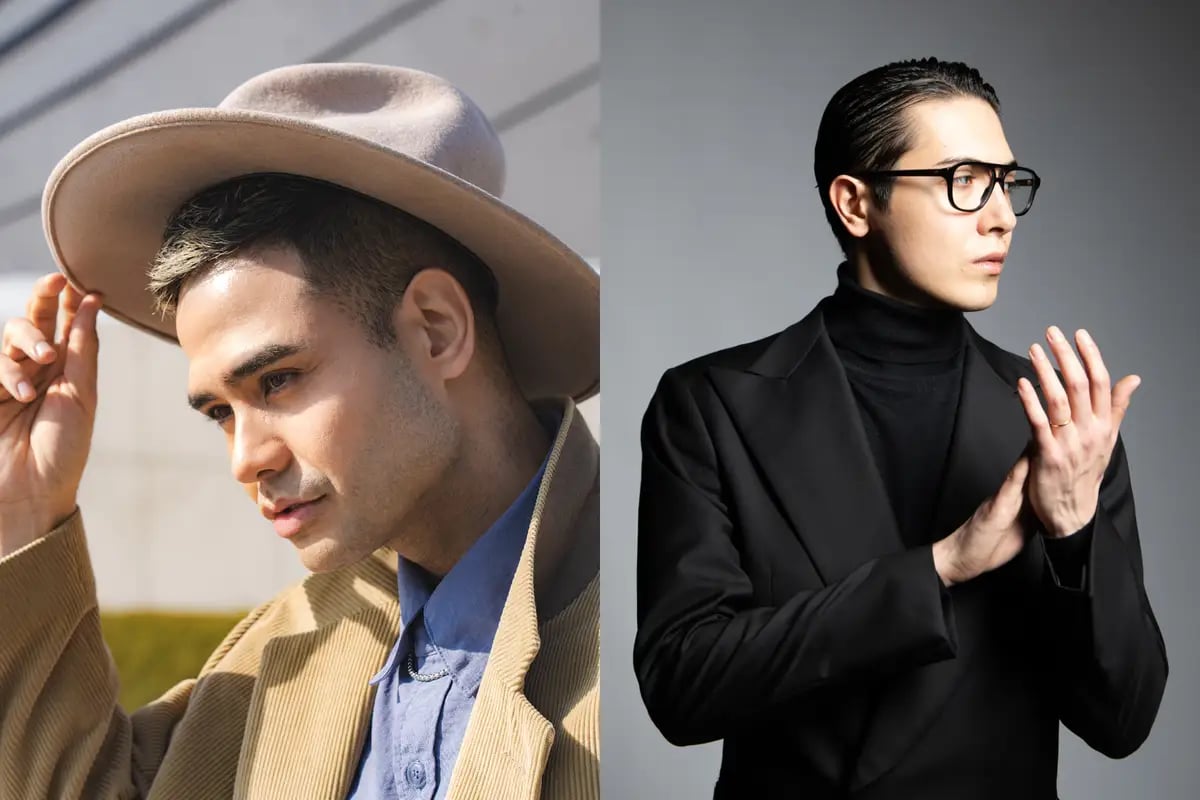 ボーカルのマイケル・ボデイン（左）とDJのレオ・ガブリエル（右）