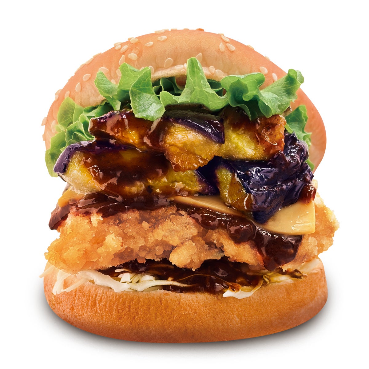 ドムドム新作！「麻婆なすチーズチキンバーガー」全国発売 10/22〜