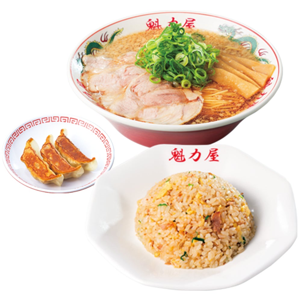 人気No.1！ラーメン魁力屋「焼きめし定食」が1.5倍に 10/7〜11/1