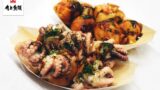 タコが飛び出す！角上魚類の「イイダコたこ焼き」