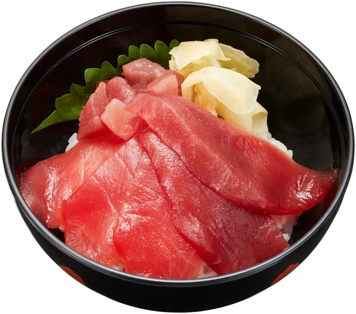 まぐろ2種食べ比べ 鉄火小丼 540円（税込594円） ミナミマグロの上赤身とキハダマグロを盛り合わせた鉄火小丼。2種の“まぐろ”の異なる味わいを、食べ比べてお楽しみください。