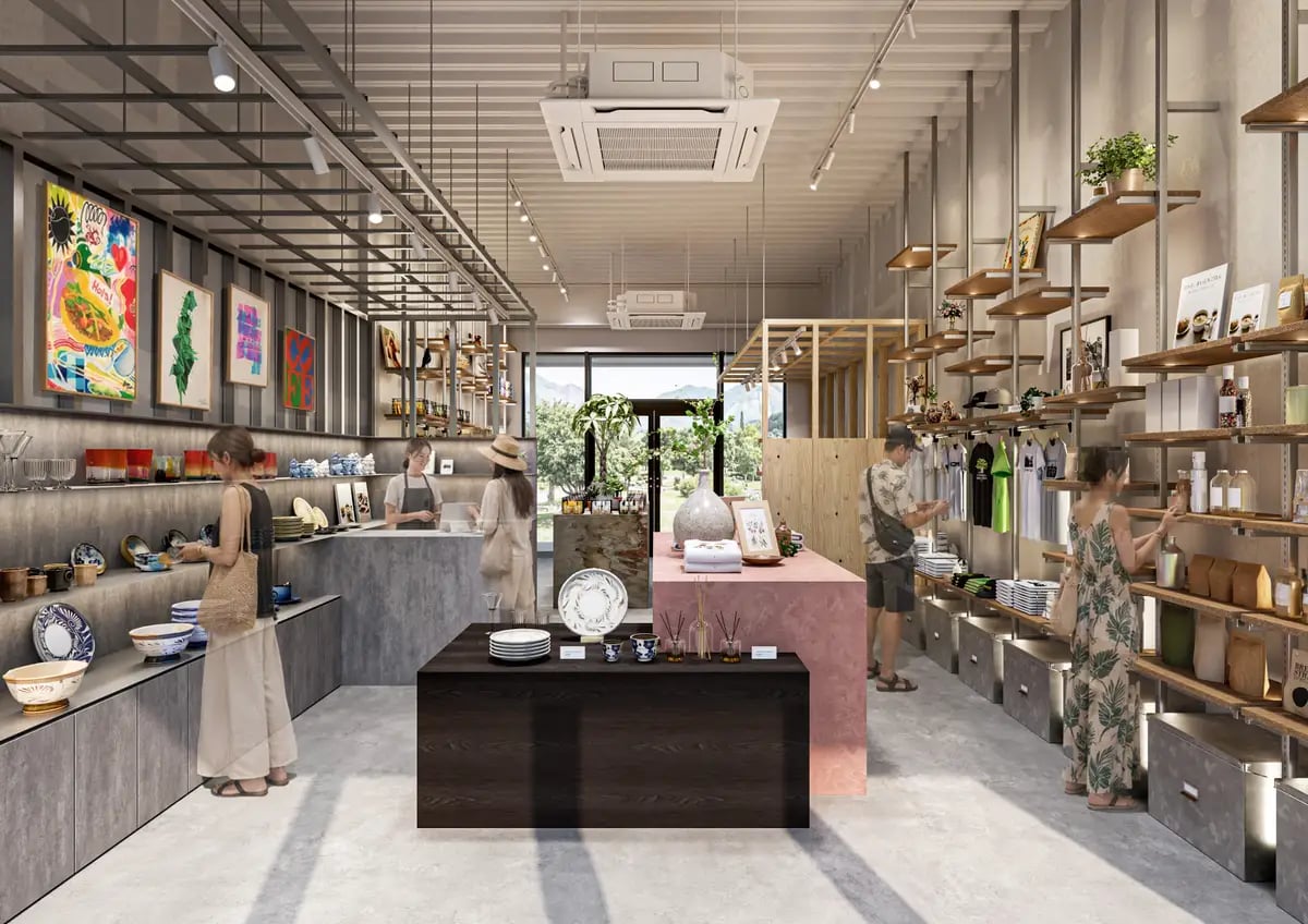 店舗名：scape general store 沖縄の工芸や生活雑貨、食をセレクトし、オリジナルアパレルも展開するショップ。県内各地のつくり手による商品や、地域の文化・暮らしから生まれた品々を独自の視点で編集します。観光で訪れる方にも地域の方にも、まだ知らない沖縄の魅力や、新しい出会いをお届けします。