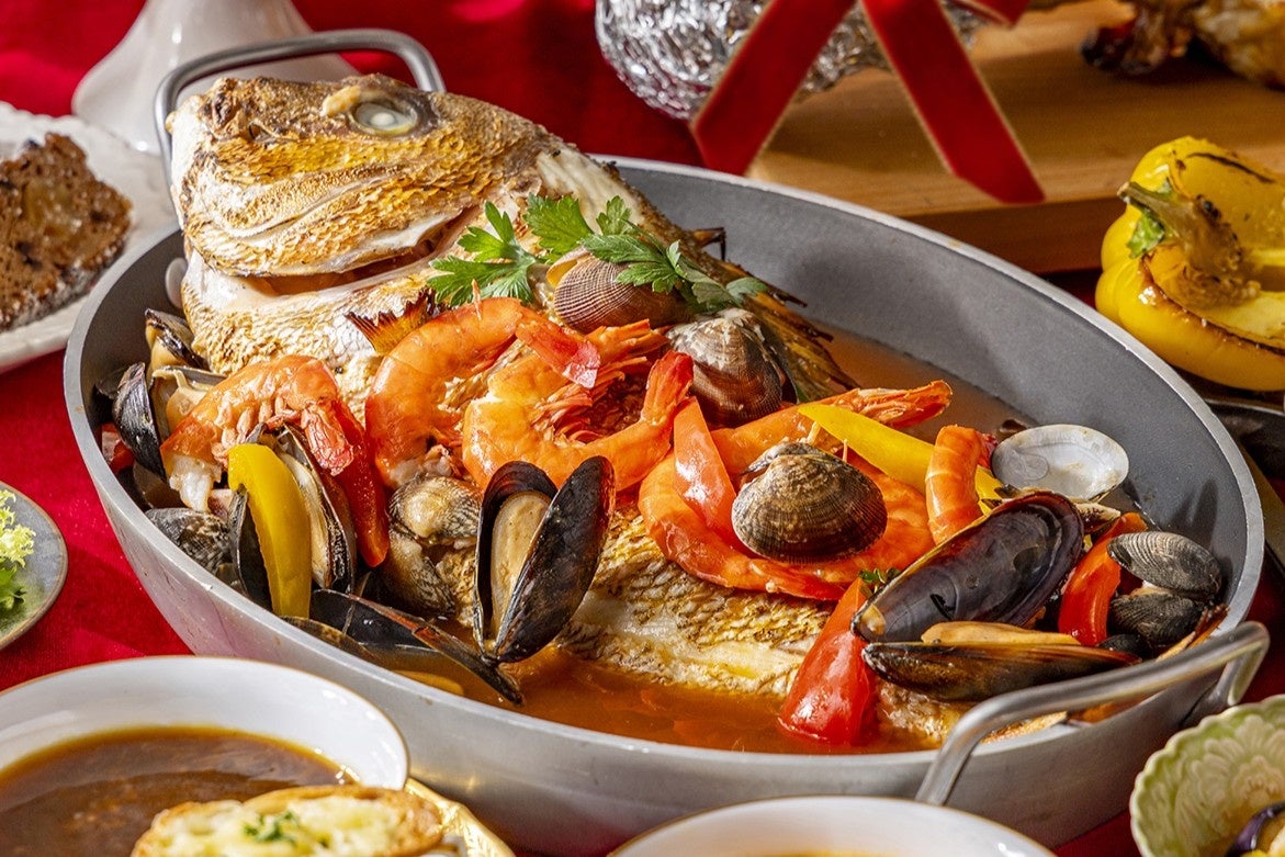 魚介のブイヤベース風サフラン煮込み
