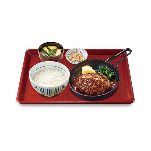 【商品概要】 和風デミハンバーグ定食 （ごはん小盛）960円 （並盛）980円 （ごはん大盛）1,010円