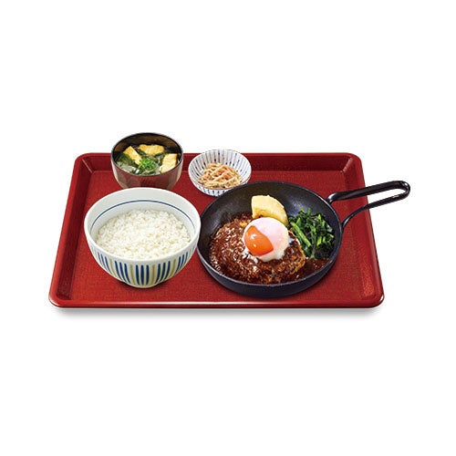 温たま和風デミハンバーグ定食 （ごはん小盛）1,070円 （並盛）1,090円 （ごはん大盛）1,120円