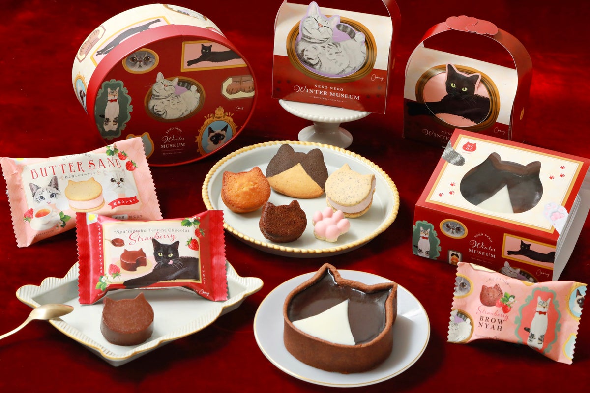 ねこねこ「ねこねこバターサンド～紅茶といちご～」初登場！360円 11/1〜3/31