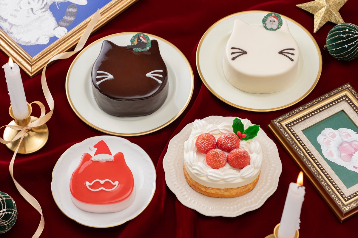 数量限定！「ねこねこ」クリスマスケーキ全4品 予約10/13〜