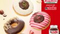 ヌテラ×クリスピー・クリーム・ドーナツ、新作「ストロベリー タルト with NUTELLA」など3種 11/1〜