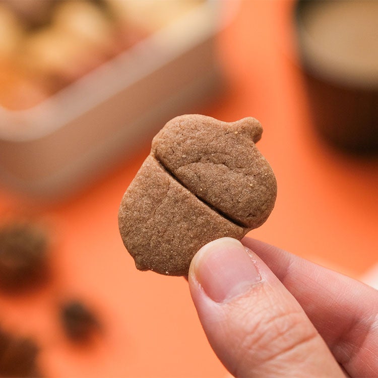 3,280円！スナックミー「どんぐりみっけ！秋のよりみちクッキー缶」発売 10/1〜