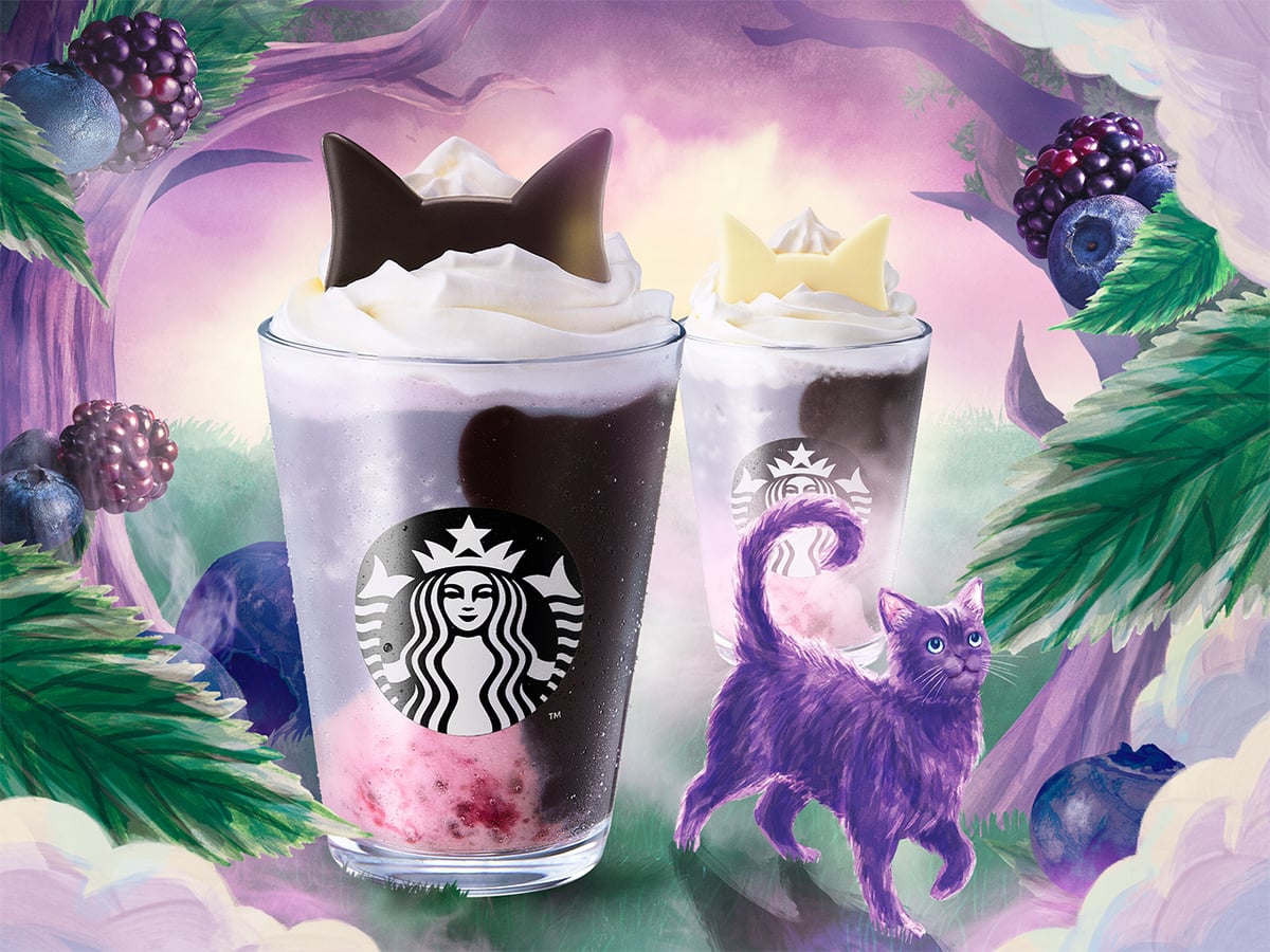 持ち帰り717円！スターバックス「ブラックベリー ヨーグルト フラペチーノ 黒耳ver.」10/9〜