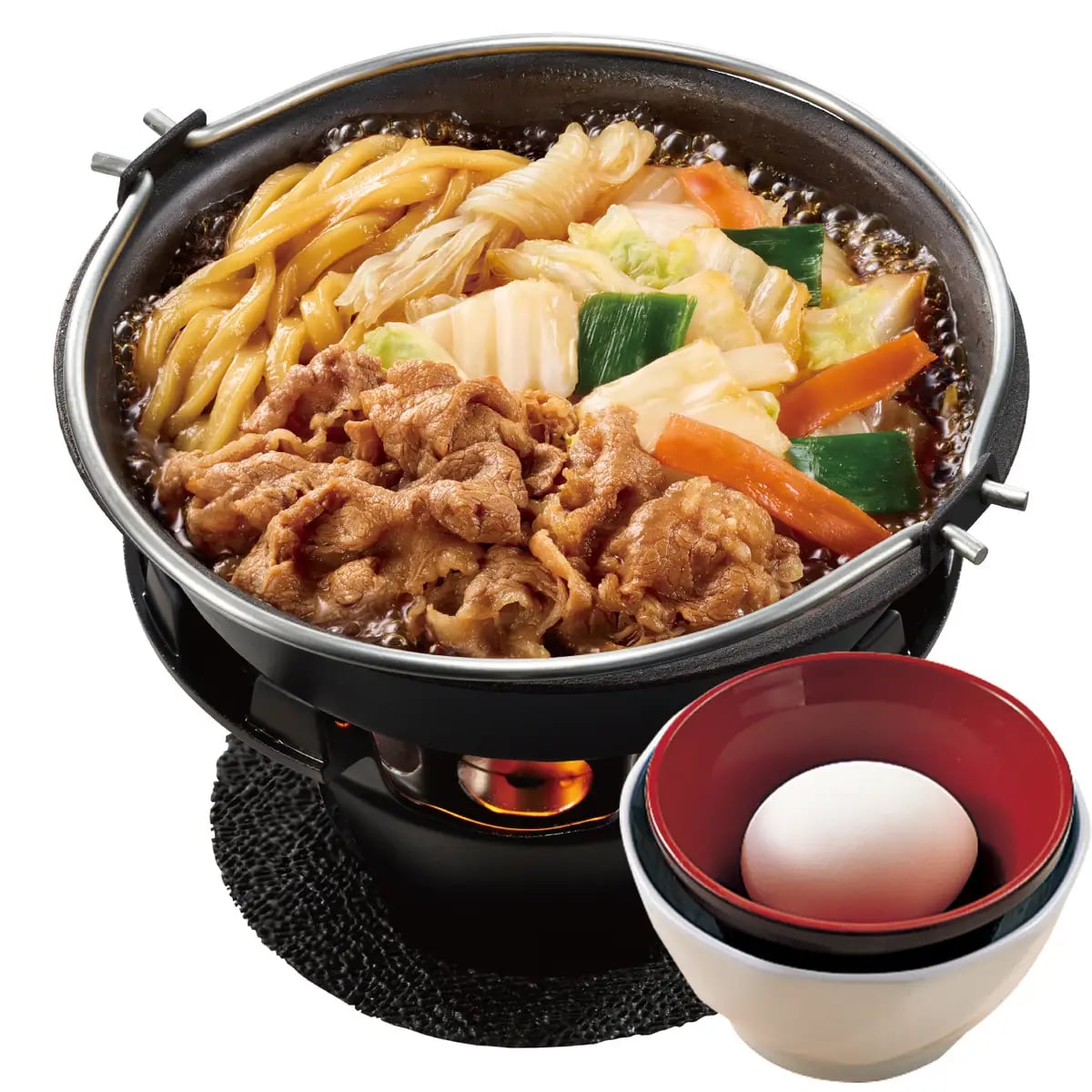 920円〜!すき家「牛すき鍋定食」「牛・胡麻麻辣湯鍋定食」登場 10/27〜