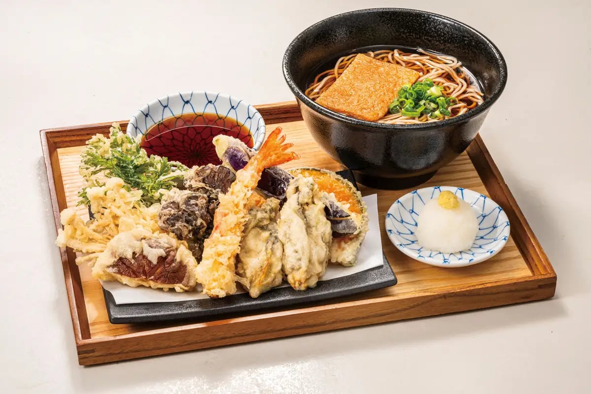 秋限定!天丼はま田「牡蠣ときのこの天丼」1,680円 10/28〜